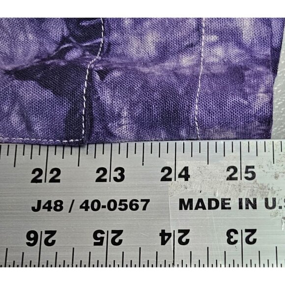 Anthropologie Amadi Hilde Shine Oversized Purple Tie Dye Linen Blazer - Picture 11 of 11